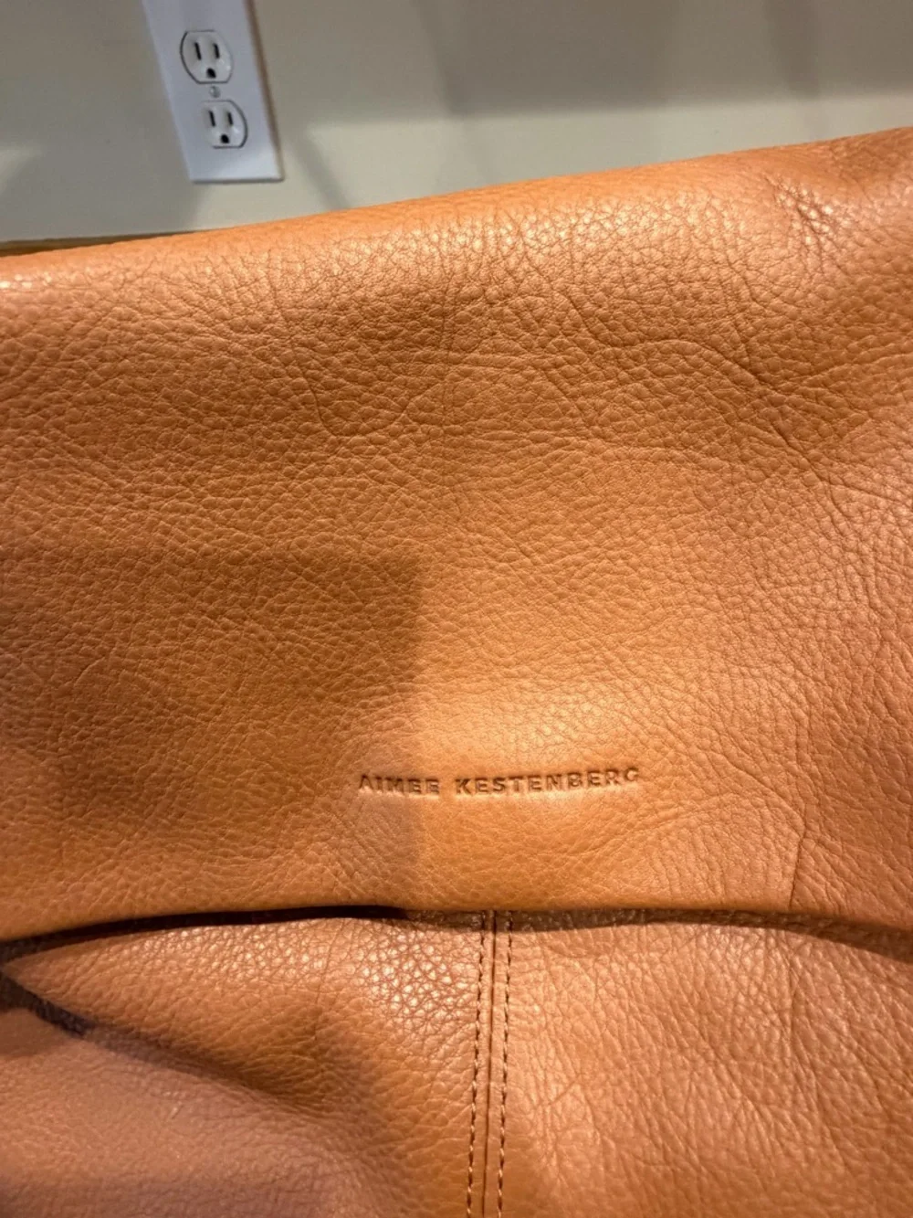 Aimee Kestenberg Tan Leather Hobo Shoulder Bag